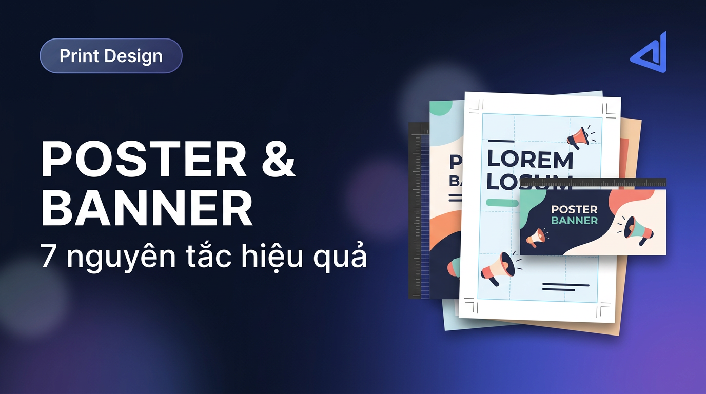 Thiết Kế Poster & Banner Quảng Cáo Hiệu Quả: 7 Nguyên Tắc Không Thể Bỏ Qua