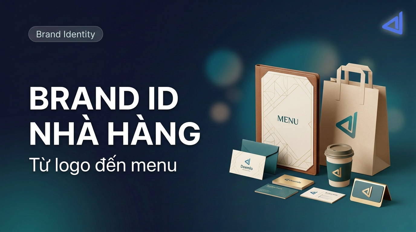 Thiết Kế Nhận Diện Thương Hiệu Nhà Hàng & Quán Café: Từ Logo Đến Trải Nghiệm Không Gian