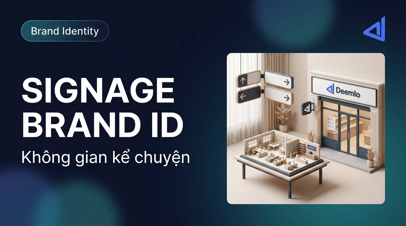 Nhận Diện Thương Hiệu Không Gian: Thiết Kế Signage Và Environmental Branding Chuyên Nghiệp