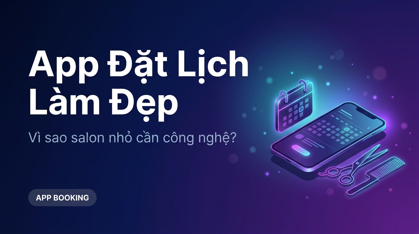 App Đặt Lịch Làm Đẹp: Tại Sao Salon Nhỏ Cần Công Nghệ Ngay Bây Giờ?