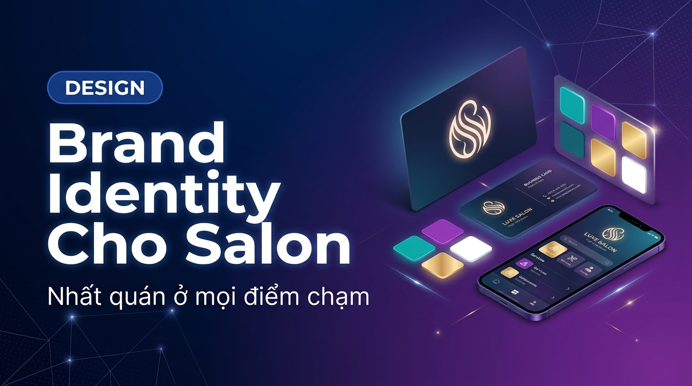 Brand Identity Cho Salon: Từ Logo Đến App — Nhất Quán Ở Mọi Điểm Chạm