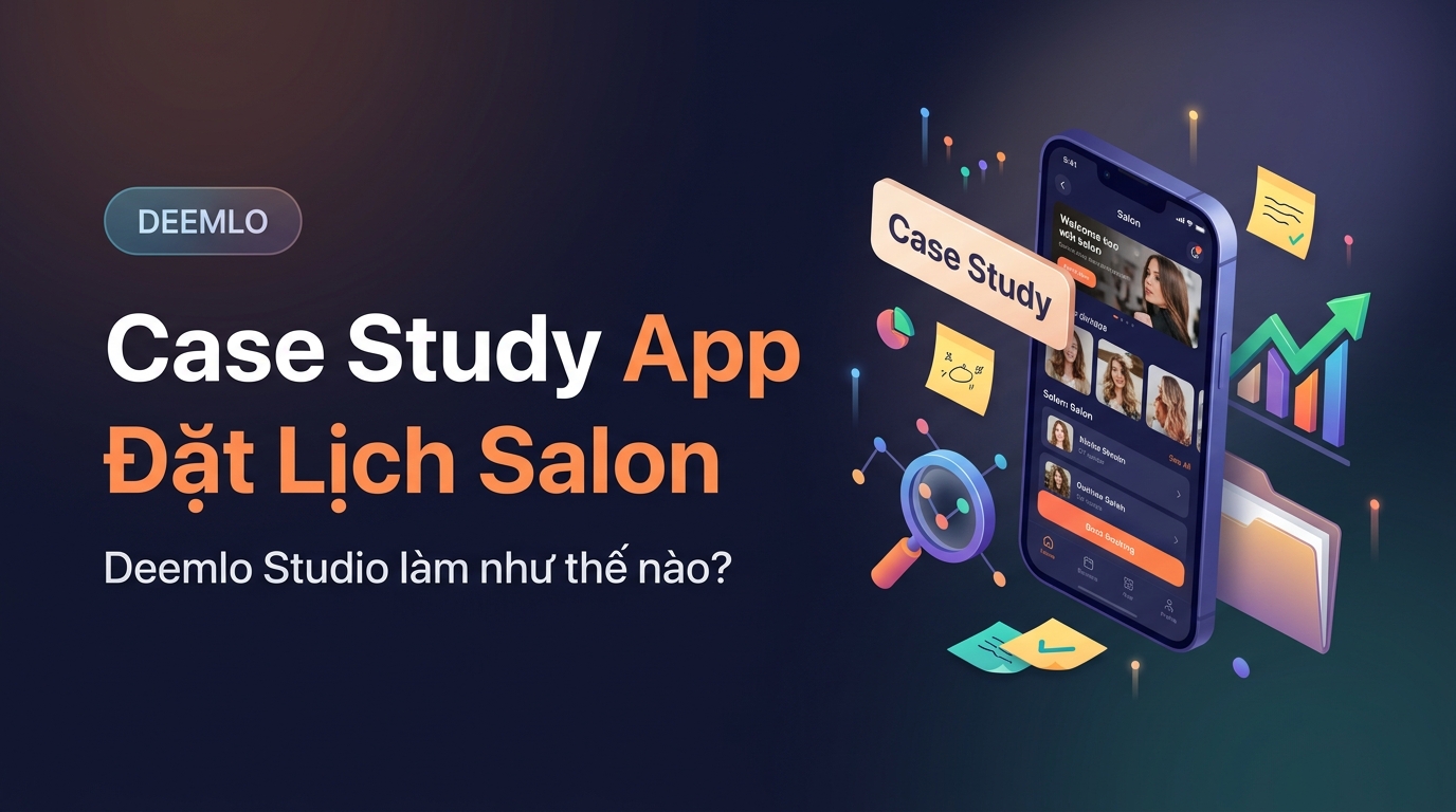 Case Study: Thiết Kế App Đặt Lịch Cho Salon — Deemlo Studio Làm Như Thế Nào?