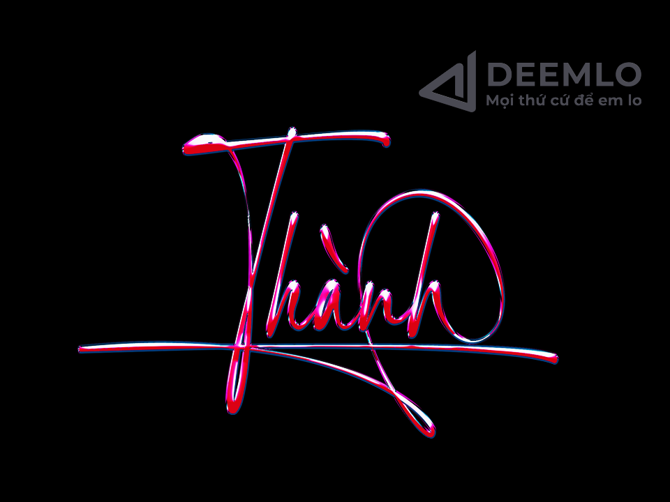 Video Chữ Ký Animate – Tên THÀNH