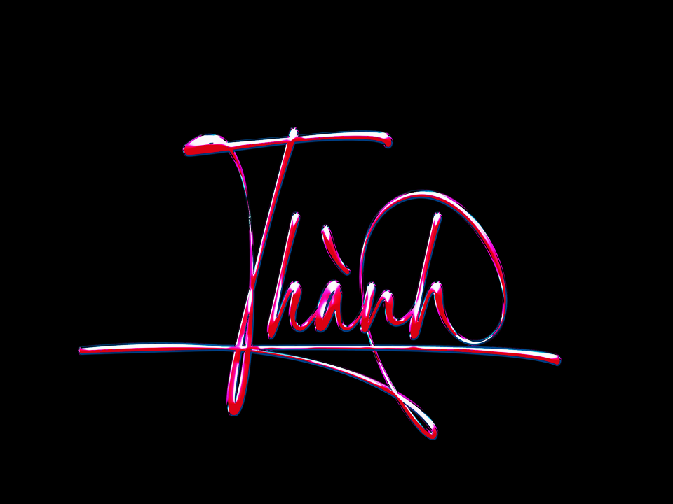 Video Chữ Ký Animate – Tên THÀNH