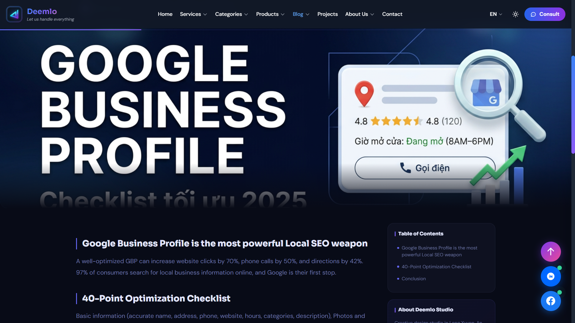 Cập nhật mới: Blog Design Knowledge trên Deemlo