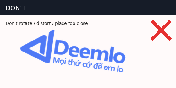 Wrong logo placement