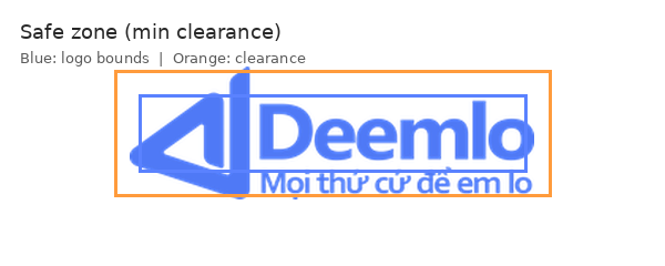 Deemlo clear space illustration